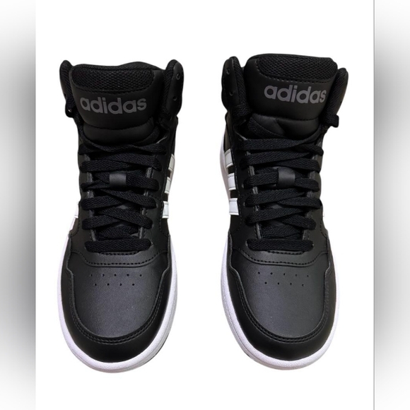adidas Other - ADIDAS Hoops Mid 3.0 K GW0402, size 3.5 US, Unisex kids shoes, Black with white